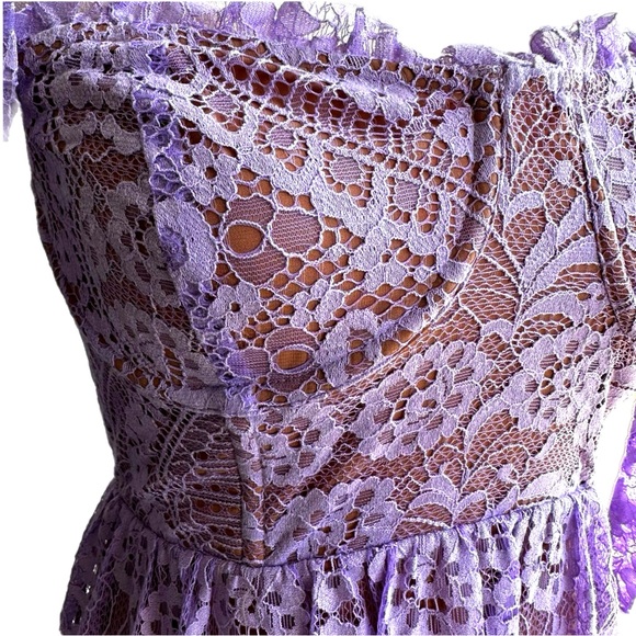 For Love And Lemons Lace Valentina Corset Dress - Picture 3 of 4